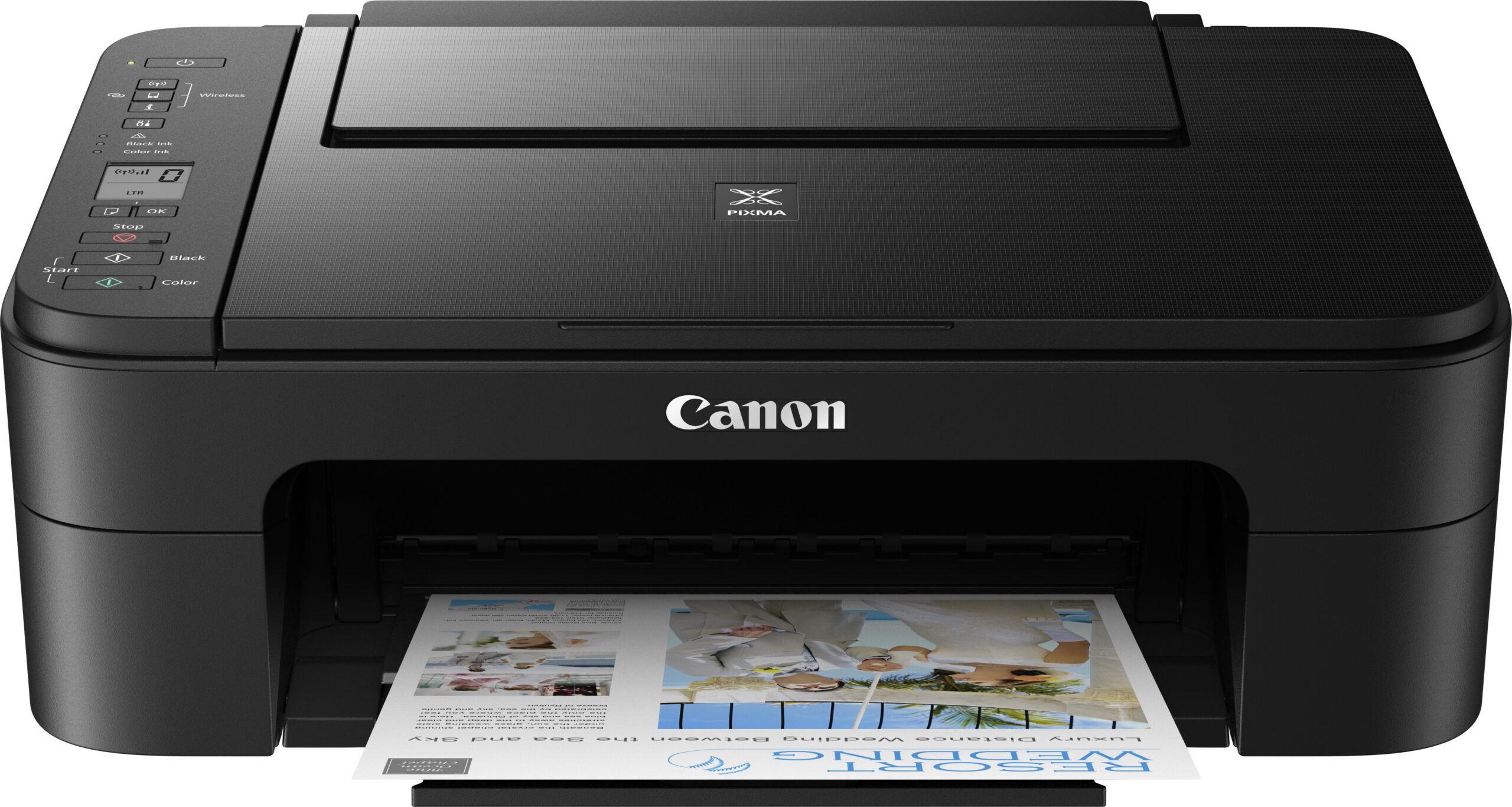 Canon PIXMA E3370 Multi-function WiFi Color Inkjet Printer (Borderless Printing) (Ink Cartridge) - Image 3