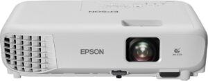Epson EB-E01 (3300 Im / Wireless / Remote Controller) Portable XGA 3LCD Projector  (White)