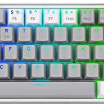 Redragon K616 Wired USB Standard Gaming Keyboard Compatible with Desktop, Laptop, Mac  (Grey & White)