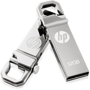 HP METAL V250W 32 GB Pen Drive Compatible with Audio Player, Desktop Computer, Television, Laptop, Audio Player USB 2.0 Metal Case
