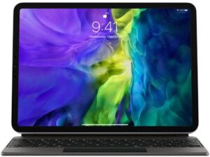 Apple Magic Keyboard for iPad Air 11 inch MXQT2HN/A Bluetooth Tablet Keyboard  (Black)