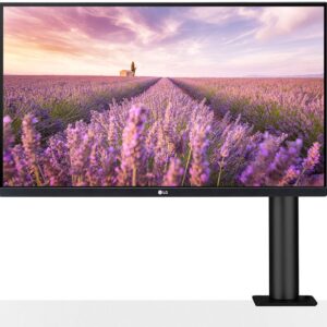 LG 68.58 cm (27 Inch) Quad HD IPS Panel with HDMI, DP Ports, sRGB 99%, USB Type-C, Height / Swivel Adjustment Monitor (27QN880)  (AMD Free Sync, Response Time: 5 ms, 75 Hz Refresh Rate)