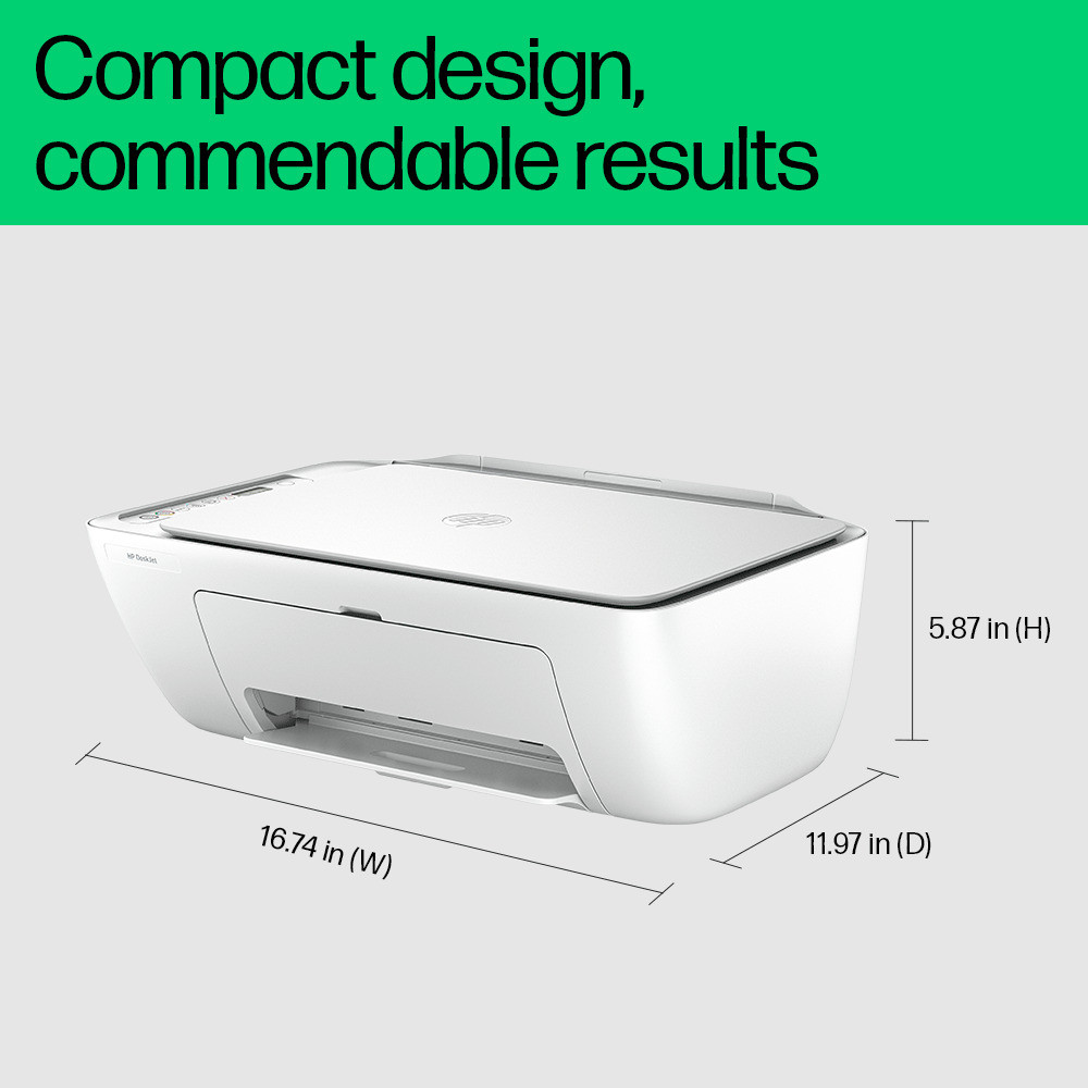 HP DeskJet 2820 All-in-One Multi-function WiFi Color Inkjet Printer - Image 3