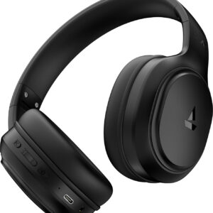 boAt Rockerz 430 w/ Beast Mode(40ms Low Latency),40HRS Playback & 40MM Drivers Bluetooth  (Black Sabre, On the Ear)