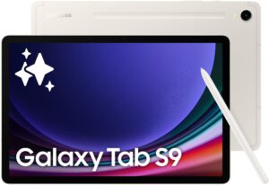 Samsung Galaxy Tab S9 8 GB RAM 128 GB ROM 11.0 Inch with Wi-Fi+5G Tablet (Beige)