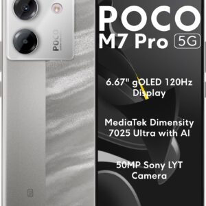 POCO M7 Pro 5G (Lunar Dust, 256 GB)  (8 GB RAM)