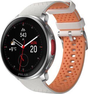 Polar Vantage V3-Premium Multisport Watch, Heart Rate Monitor (Sunrise Apricot) Smartwatch  (Sunrise Apricot Strap, Free Size)