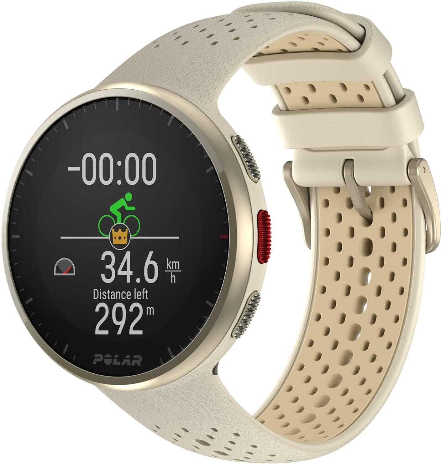 Polar Pacer Pro-Advanced GPS Sports Watch (Champagne-Gold) Smartwatch (Gold Strap, Free Size)