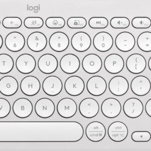 Logitech Pebble 2 Combo Bluetooth Standard Multi-device Keyboard Compatible with Desktop