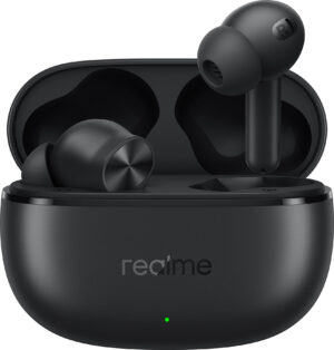 realme Buds T200x with 25dB ANC,12.4mm Dynamic Bass Drivers,48Hrs Playback, BT5.4, IP55 Bluetooth  (Pure Black, True Wireless)