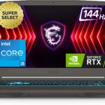 MSI Thin 15 Intel Core i5 13th Gen 13420H - (16 GB/512 GB SSD/Windows 11 Home/6 GB Graphics/NVIDIA GeForce RTX 3050/144 Hz) Thin 15 B13UDX-3223IN Gaming Laptop  (15.6 Inch, Cosmos Gray, 1.86 Kg)