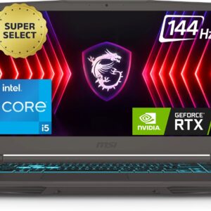 MSI Thin 15 Intel Core i5 13th Gen 13420H - (16 GB/512 GB SSD/Windows 11 Home/6 GB Graphics/NVIDIA GeForce RTX 3050/144 Hz) Thin 15 B13UDX-3223IN Gaming Laptop  (15.6 Inch, Cosmos Gray, 1.86 Kg)