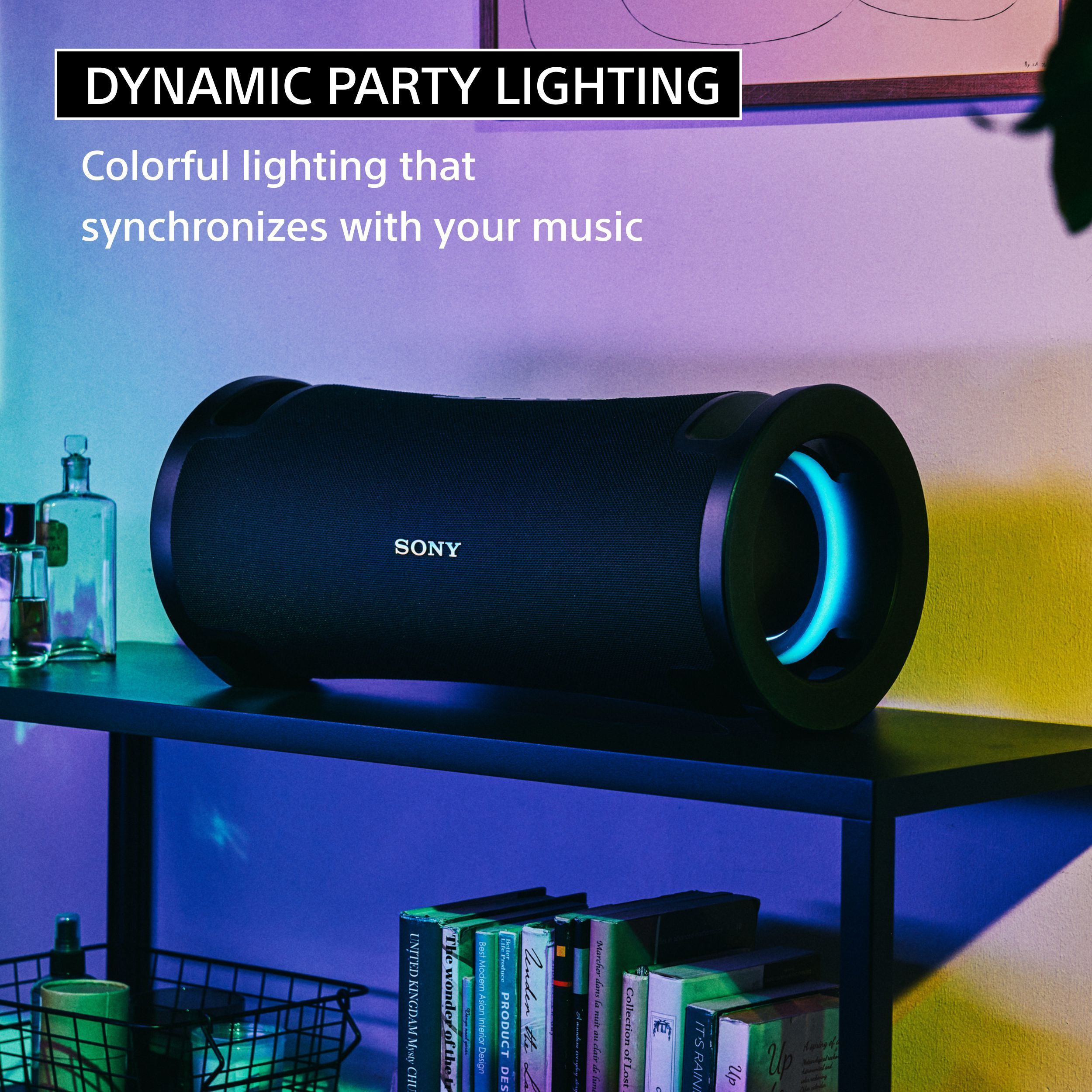 SONY ULT Field 7 with ULT button for Massive Bass, 30Hrs Battery Life,Handle,Karaoke Bluetooth Party Speaker (Black, 2.0 Channel) - Image 4