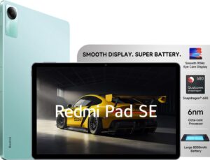 REDMI Pad SE 4 GB RAM 128 GB ROM 11.0 inch with Wi-Fi Only Tablet (Mint Green)