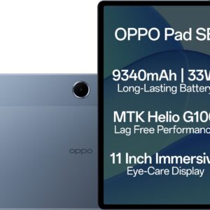 OPPO Pad SE 4 GB RAM 128 GB ROM 10.95 inch with Wi-Fi Only Gaming Tablet (Twilight Blue)