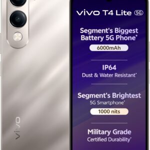 vivo T4 Lite 5G Charger in the Box (Titanium Gold, 256 GB)  (8 GB RAM)