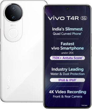 vivo T4R 5G (Arctic White, 128 GB)  (8 GB RAM)