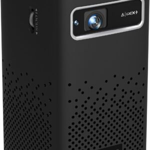 Portronics Pico 13, Stream Apps, Rechargeable, 4K Support, Compact, 3500 lm, 10W Speaker (3500 lm) Portable Projector  (Black)