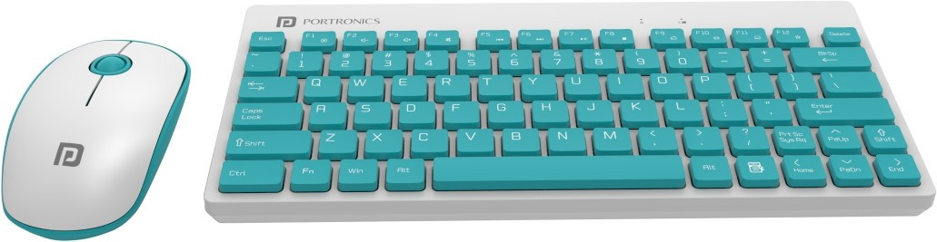 Portronics POR-373 Key2 & Mouse Combo Wireless Laptop-size Laptop Keyboard Compatible with Desktop, Laptop, Mac Compact Light-Weight for PCs, Laptops and Smart TV - Image 2