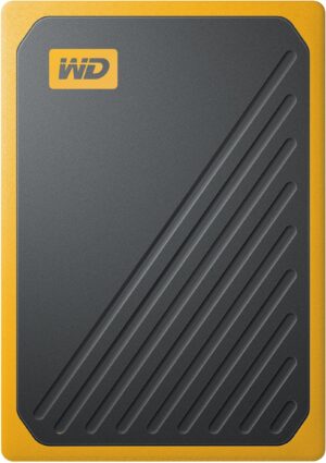 WD My Passport Go 500 GB External Solid State Drive (SSD)  (Black, Yellow)