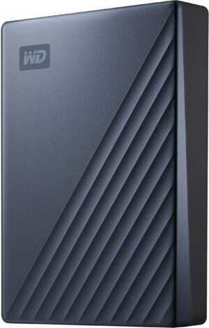 WD 6 TB External Hard Disk Drive (HDD) USB-C & USB 3.1 with Automatic Backup, Compatible with Windows&Mac (Blue)